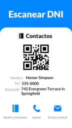 Escaner de códigos QR y barras screenshot
