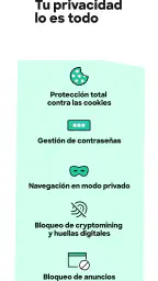 Firefox: navegador privado screenshot