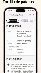 Gestor de recetas: Recipe Bro screenshot