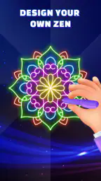 Glow Art Drawing - Doodle App screenshot
