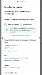 H. U. Fundación Jimenez Díaz screenshot