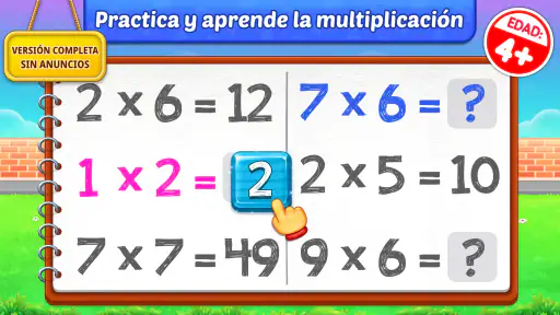 Juegos de multiplicación niños screenshot