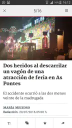 La Voz de Galicia screenshot