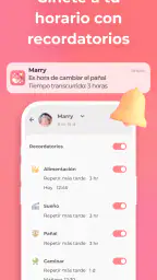 Lactancia y Baby tracker Erby screenshot