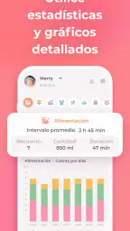 Lactancia y Baby tracker Erby screenshot