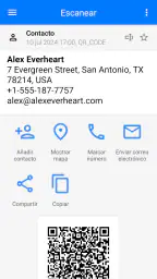 Lector de código QR screenshot