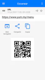 Lector de código QR screenshot