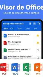 Lector de documentos: PDF,Word screenshot