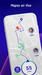 Mapas sin conexión, GPS screenshot