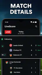 Marcador de fútbol en vivo screenshot