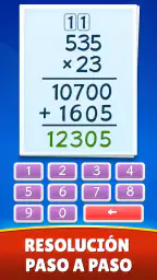 Matemáticas juegos: niños 5-12 screenshot