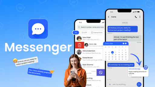 Messages - SMS, Text, Launcher screenshot