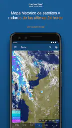 El tiempo y radar meteoblue screenshot