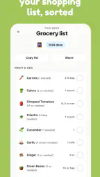 mise - meal planner screenshot