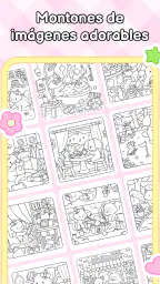 My Cute Friends Libro Colorear screenshot