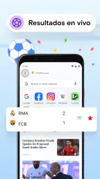 Navegador Opera Mini screenshot