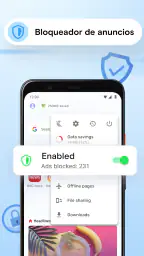 Navegador Opera Mini screenshot