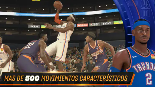Juego de basket NBA 2K Mobile screenshot