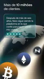 Nexo: tu app cripto screenshot