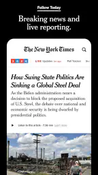 NYTimes: US and Global News screenshot