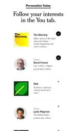 NYTimes: US and Global News screenshot