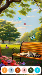 Pintar Por Números Colorear screenshot