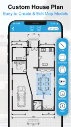 Plan de diseño de casa 3D screenshot