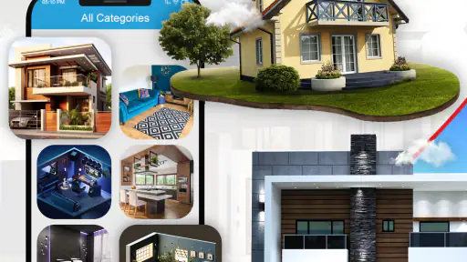 Plan de diseño de casa 3D screenshot
