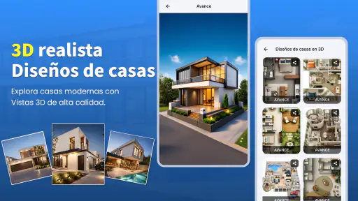 Plan de diseño de casa 3D screenshot