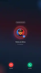 Policia de Niños Llamada Falsa screenshot
