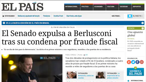 Prensa de España screenshot