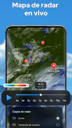 Previsión del tiempo con radar screenshot