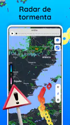 Radar meteorológico en vivo screenshot