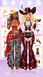 Rebel Glam: Juegos de Vestir screenshot