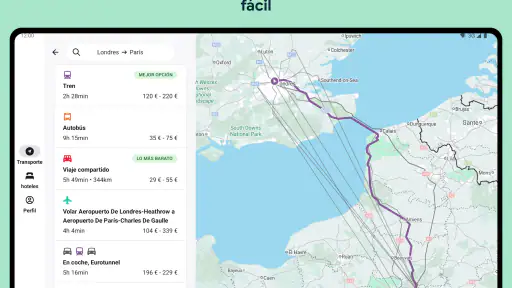 Rome2Rio: Planificador de ruta screenshot