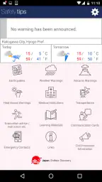Safety tips screenshot
