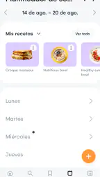 Samsung Food: Plan de comidas screenshot