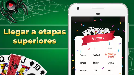 Spider Solitaire, Solitario screenshot
