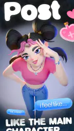 status - sims but social media screenshot