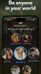 status - sims but social media screenshot