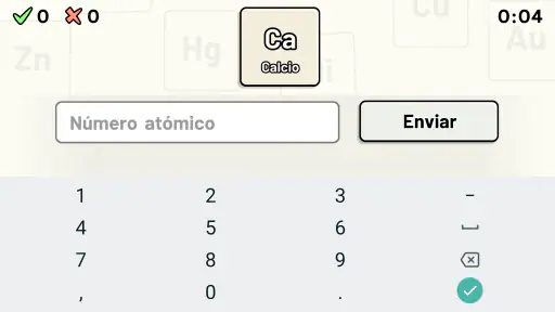 Tabla Periódica - Quiz screenshot