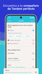 Tandem: Intercambio de idiomas screenshot