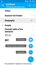Tarjetas AnkiDroid screenshot