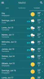 Tiempo España screenshot