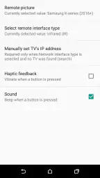 TV (Samsung) Remote Control screenshot