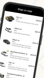Uber - Viajes en taxi y más screenshot