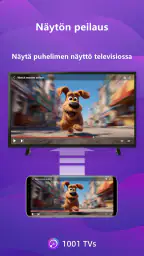 1001 TVs--Näytön peilaus screenshot