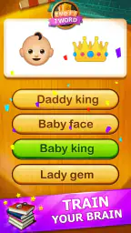 2 Emoji 1 Word - Emoji Games screenshot