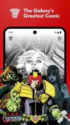 2000 AD Comics and Judge Dredd screenshot