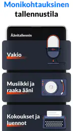 Ääninauhuri, Äänen Tallennus screenshot